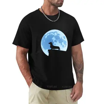 Силует На Луната Такси | Етикети? на тениската Redbubble тениски с къс ръкав за мъже с шарени
